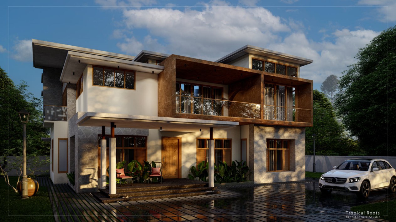 Exterior perspective